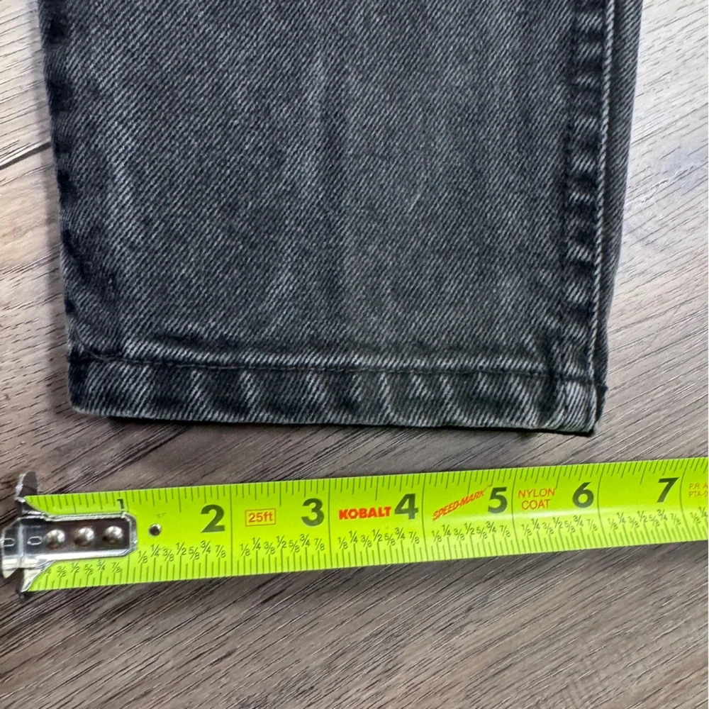 Jordache Vintage Basic Black Denim Jeans - Size 3/4 - Picture 4 of 12